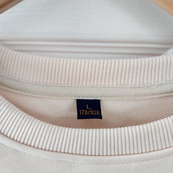 Bad Bunny Long Sleeve Tan Graphic Pullover Sweater - Picture 3 of 7